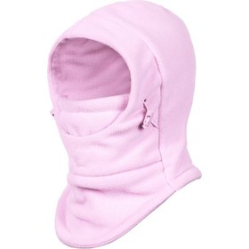 Resim Geeksen Çocuklar İçin Polar Balaklava - Sıcak, Rüzgar Geçirmez Ve Nefes Alabilir Kış Maskesi Pembe 