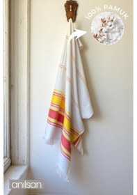 Resim Pufra Plaj Havlusu %100 Pamuk 75x150 