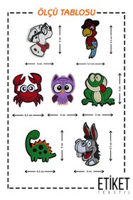 Resim FANTASTIC ARMA Ütü Ile Yapışan Dokuma/patch Papağan, Girl, Korsan, Superman Modeli Arma Avantajlı Kampanya Seti 