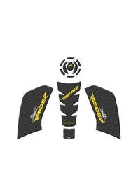 Resim Gogo Tank Pad Set 003 Karbon Sarı - Tvs Raider 125 