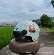 Resim 3c Sertifikalı 3-12 Yaş Labubu Çocuk Kaskı Abs Malzeme, Yazlık Uv Koruma, Ayarlanabilir, Pembe/yeşil/mor Renk Seçenekleri Yeşil 