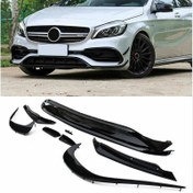 Resim Mercedes W176 2016-2018 A Serisi A45 Uyumlu Ön Tampon Aero Kit 