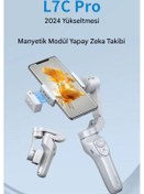 Resim idragon L7C Pro Plus 3 Eksenli Gimbal, Yüz/Nesne İzleme Özellikli, Telefon Tutucu 