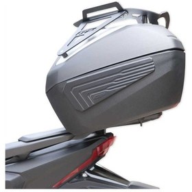 Resim Gp Kompozit Honda Adv 350 Motosiklet Çanta Koruma Pedi Siyah Çok Renkli 