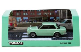 Resim Tarmac Works 1/64 Datsun 510 Light Green - ROAD64 T64R-052-GR 