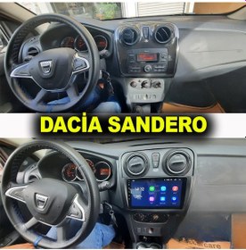 Resim Dacia Sandero /stepway 2015/2018 9 İnç 8-64 Pro Model Qled Ekran 9" 