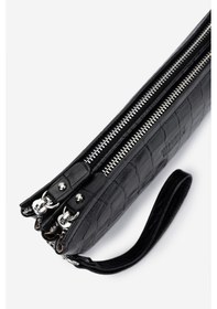 Resim Valmenti Erkek Hakiki Deri Siyah Kroko El Çantası 147 892 Erk Cnt Y25 Sıyah Kroko Siyah 