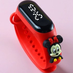 Resim Dzc Kuzenler Avm Dijital Miki Mıckey Mause Figür Karakterli Çocuk Kol Saati 
