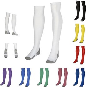 Resim Yüksek Kalite Topuklu Futbol Çorabı - Tozluk - Renkli 