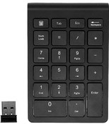 Resim Suofeng Bt22 Siyah 2.4ghz Kablosuz Klavye, 22 Tuşlu, Abs Malzeme, 10m İletim Mesafesi, 80 Saat Çalışma Süresi 