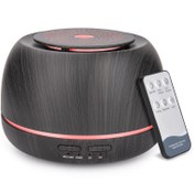 Resim COOLUCK Esansiyel Yağ Difüzörü 300ML Aromaterapi Difüzörü Sis Sessiz 5-in-1 Nemlendiriciler 7 Renkli LED Işıkları Difüzörler Ev Ofis Yatak Odası için 