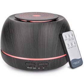Resim COOLUCK Esansiyel Yağ Difüzörü 300ML Aromaterapi Difüzörü Sis Sessiz 5-in-1 Nemlendiriciler 7 Renkli LED Işıkları Difüzörler Ev Ofis Yatak Odası için 