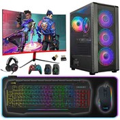Resim DRx3768 Intel Core i5-10400F 23.6" 16 GB RAM 512 GB NVMe SSD 6 GB GTX1660 Super Curved FreeDOS Masaüstü Oyun Bilgisayarı Dragos