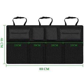 Resim 4 Cepli Bagaj Organizer Araba Bagaj Düzenleyici Askılı Çanta 