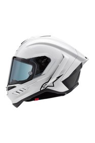 Resim Alpinestars Supertech R10 Carbon Spor Motosiklet Kaskı Beyaz / Siyah 