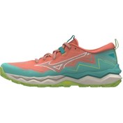 Resim Mizuno Wave Daichi 9 Kadın Koşu Ayakkabısı Mavi / Turuncu 