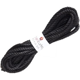 Resim ShibariTürk Shibari İpi Siyah (Profesyonel Seri 6mm / 8mt) 