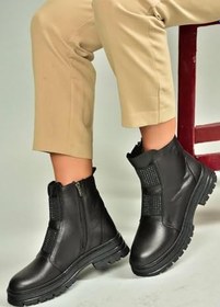 Resim fox SHOES V555101603 Hakiki Deri Kadın Bot 