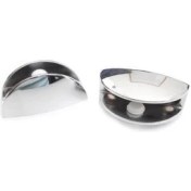 Resim Oval Krom Etejer Camı Tutucu Takımı 