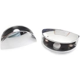 Resim Oval Krom Etejer Camı Tutucu Takımı 