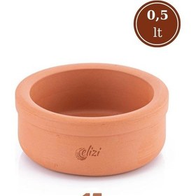 Resim Elizi Çömlekleri 4 Adet Toprak Güveç Kasesi, Fırın Sütlaç Yoğurt Kabı 4 Lü Set 4x500ml Toprak 