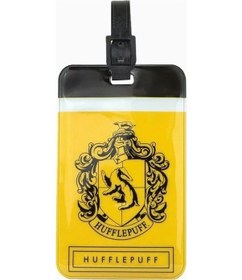 Resim Cinereplicas Harry Potter Hufflepuff Pasaport Kılıfı Ve Valiz Etiketi Seti Kartlık Cüzdan Sarı 