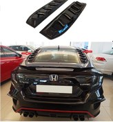 Resim Oled Garaj Honda Civic FC5 İçin Uyumlu Cam Üstü Kaplama 2 Parça P 