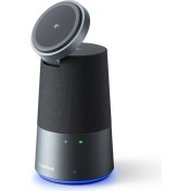 Resim Ankerwork S600 Konferans Cihazı Ayarlanabilir Manyetik Telefon Standı - Qi2 15W Kablosuz Şarj - Aı Gürültü Önleme - A3319 