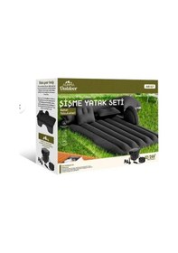 Resim Auhma Ab-167 Şişme Yatak Seti Kamp & Araç & Ev Çift Kişilik 30x85x9cm Hava Pompası Oto Çakmaklık Girişli Çok Renkli 