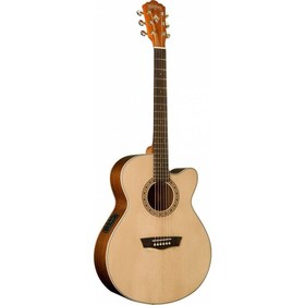 Resim Washburn WG7SCE Harvest Serisi Elektro Akustik Gitar (Orta Seviye - Grand Auditorium) | Masif Ladin Kapak, Konforlu GA Kasa Yapısı, Barcus Berry EQ4T Manyetik Sistemi | Uyum: Dengeli Mid ve Tiz Tepkisi 