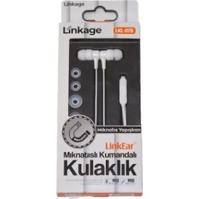 Resim Linkage Linkear LKL-07B Mıknatıslı Kulak Içi Kulaklık - Beyaz 