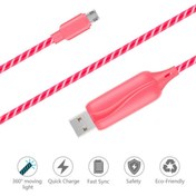 Resim Doppler S-cable Micro Usb Işıklı, Pembe 