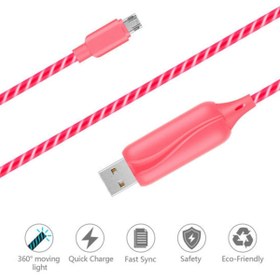 Resim Doppler S-cable Micro Usb Işıklı, Pembe 