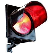 Resim İleri Trafik 200 mm Power Ledli Tekli Sinyal Verici, Trafik Lambası 