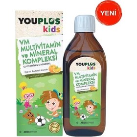 Resim Youplus Kids VM Multivitamin ve Mineral Kompleksi 150 ML 86995145 