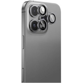 Resim Benks iPhone 16 Pro Max Uyumlu Benks Parlama Önleyici Glass Warrior Metal Kamera Lens Koruyucu Siyah 