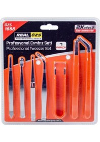 Resim Cımbız Seti Real Özs 7 Parça Elektronik Tamirci Devre Cımbız Seti 