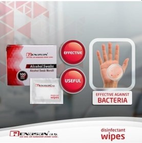 Resim 7,5cm X 5,5cm 100'lü 1 Paket Alkollü Mendiladet 