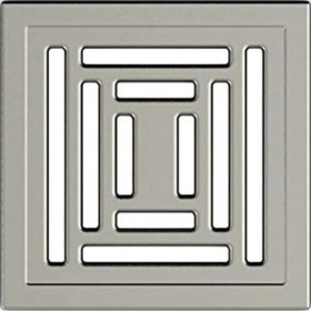 Resim Vitra V-Flow Kare 5608285 Duş Kanalı, Alttan Çıkışlı, 15X15 Cm, Dk 800 Kapak, Mat Krom [enerji Sın 