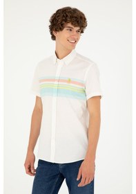 Resim U.s. Polo Assn. Erkek Mint Gömlek Kısa Kollu 50283688-vr090 Mint 