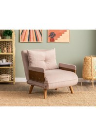 Resim Pafu Cosmo Tekli Katlanır Yataklı Koltuk Bohem Vizon Vizon 