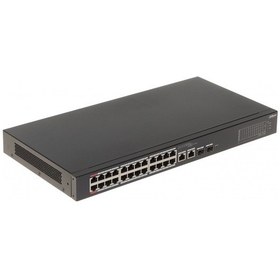 Resim Dahua Cs4226-24et-375, 24port, Megabit, Poe 375w, 2 Port Gigabit Lan, 2 Port Sfp Gigabit Combo, Cloud Yönetilebilir, Switch 