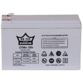 Resim Ortec 12V 9 AH KURU AKÜ 