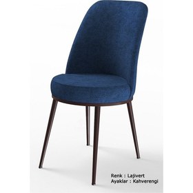 Resim Canisa Concept Nil Serisi 70x110 Sabit Mutfak Masası Takımı Barok Desen Masa 4 Lacivert Sandalye Lajivert Sandalyeler Barok Masa 