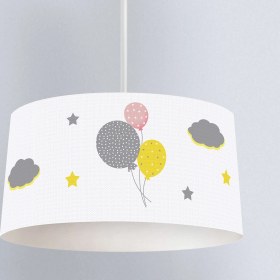Resim Talia Home Balon ve Bulut Desen Çocuk Odası Sarkıt Avize TLAV-161 