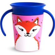 Resim Munchkin Mucize 360 Alıştırma Bardağı Tilki 6ay+ 177 ML 1 Adet Mavi 
