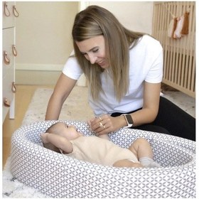 Resim Babyjem Boy Ayarlı Yenidoğan Uyku Pedi Anne Yanı Yatağı 