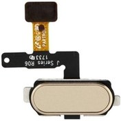 Resim Samsung Uyumlu Galaxy J7 Pro 2017 J730 Home Tuş Bordu Filmi Gold 