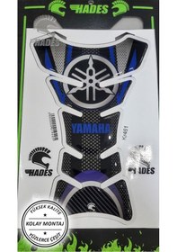 Resim Hades Motosiklet Aksesuarları Yamaha Tank Pad Mavi 