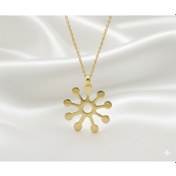 Resim Ariş Nazar Sembolü Altın Kolye Foto 